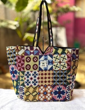 Patchwork Prism Tote Bag